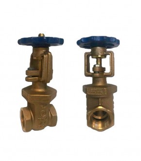 Válvula de compuerta en bronce UL/FM h. ascentente roscas NPT
