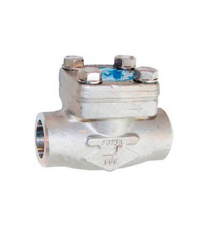 Válvula de retención a bola forjada inox F-316 ANSI 800lbs NPT-SW