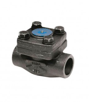 Válvula de retención a pistón forjada a. Carbono A-105 ANSI 800lbs NPT-SW